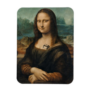Flexible Magnet "Mona Lisa" de style vintage