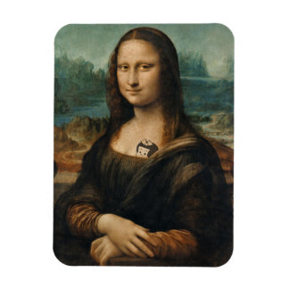 Flexible Magnet "Mona Lisa" de style vintage