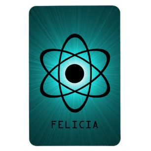 Flexible Magnet Nerdy Atomic Premium, Turquoise