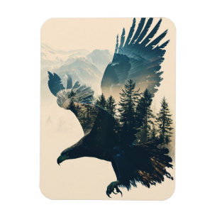 Flexible Magnet paysager de la Forêt de Cheval Majestic