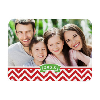 Flexible Magnet photo Chevron Holiday Keepsaké