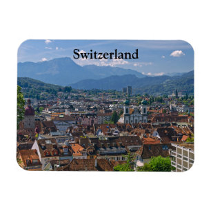 Flexible Magnet photo Cityscape Suisse