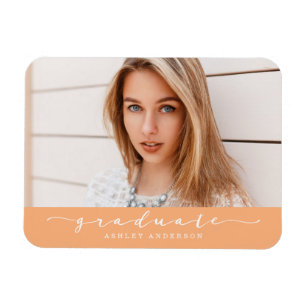 Flexible Magnet photo classique Orange Graduation