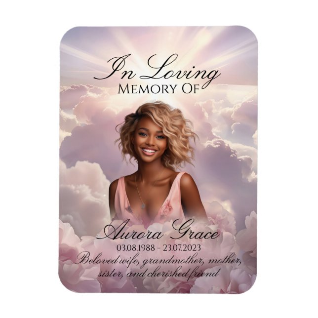 Flexible Magnet photo du Souvenir floral - FLR001 (Vertical)