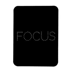 Flexible Magnet photo "Focus"