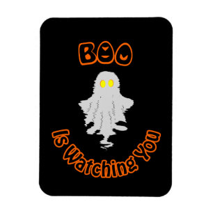 Flexible Magnet Photo Halloween   Boo vous regarde