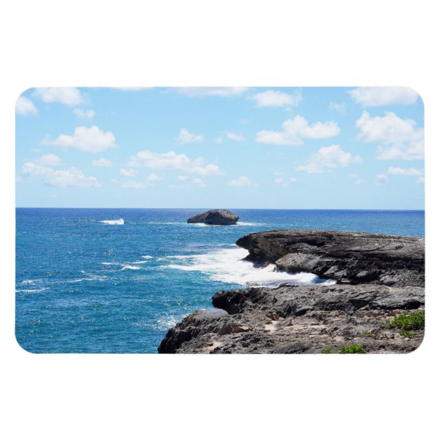 Flexible Magnet photo Hawaiian Coastal View (Horizontal)