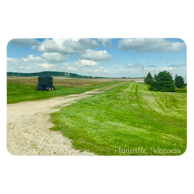 Flexible Magnet photographique du Midwest de Platteville, W (Horizontal)