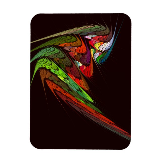 Flexible Magnet Premium d'art Abstrait de Chameleon (Vertical)