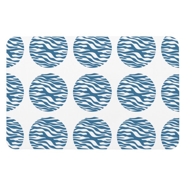 Flexible Magnet Premium Pois d'impression Zebra (Horizontal)