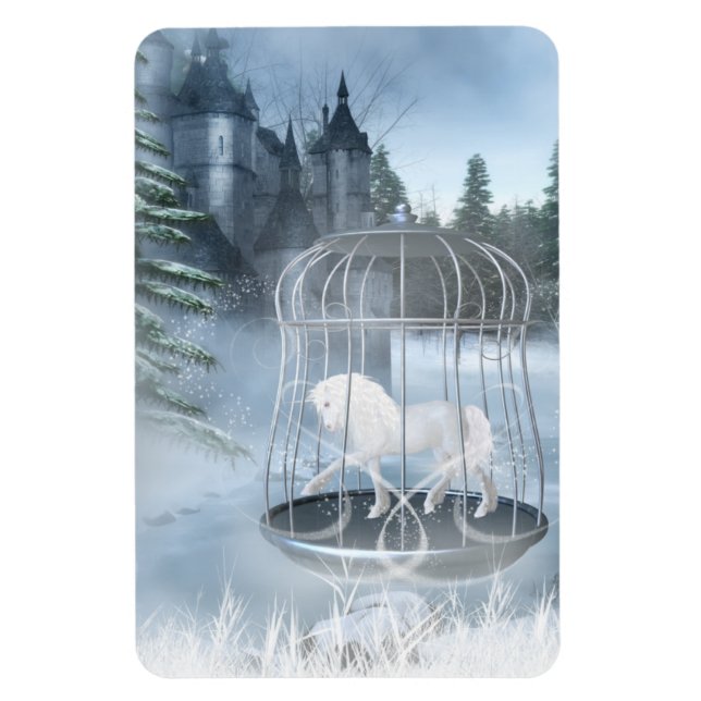 Flexible Magnet Premium Unicorn captif (Vertical)