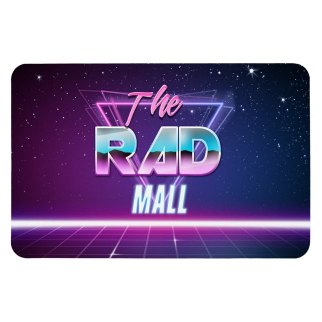 Flexible Magnet Rad Mall "Wave 1" 4in x 6in (Horizontal)