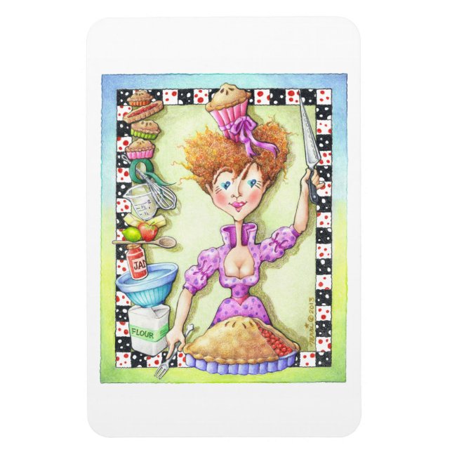 FLEXIBLE MAGNET - REINE DES TARTES (Vertical)