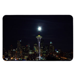 Flexible Magnet Skyline de Seattle City