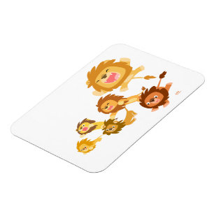 Flexible Magnet souple de la Parade des Lions de Cartoon mi