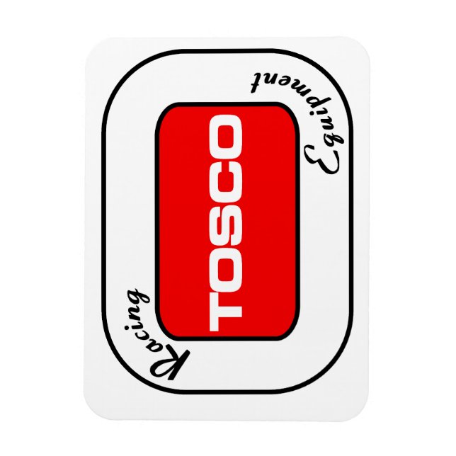 Flexible Magnet TOSCO Racing 3" x 4" (Vertical)