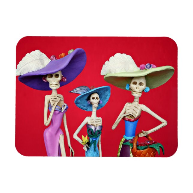 Flexible Magnet Tres Catrinas (Horizontal)