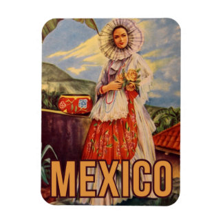 Flexible Magnet Vintage voyage du Mexique