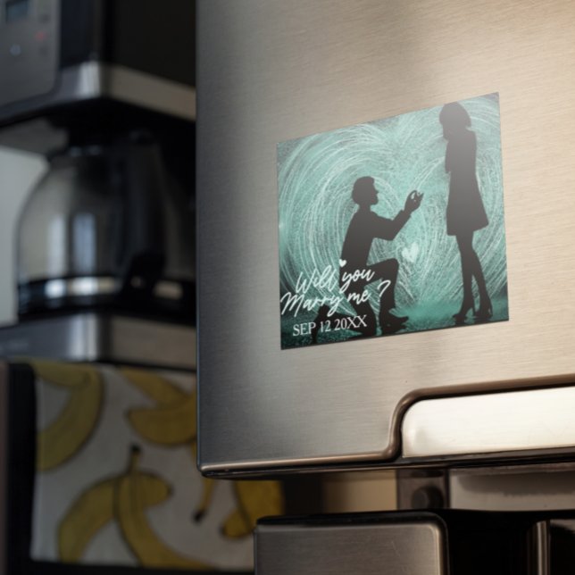 Flexible Magnet "WIll You Marry Me" Romantic Proposal (Créateur téléchargé)