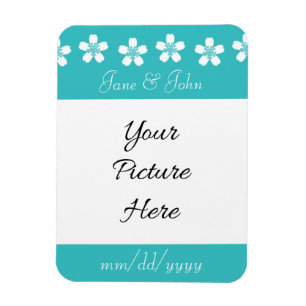 Flexible Magnifique Sakura en Turquoise Magnet de Sauvegard