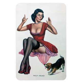 Flexible Magnifique ♡ Vintage pin up fille ♡ Magnet