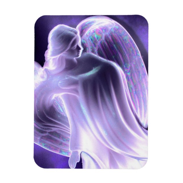 Flexible Majestic Blue Angel Magnet (Vertical)