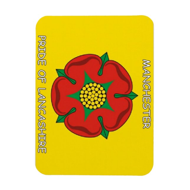 Flexible Manchester - Fierté du Lancashire Fridge Magnet (Vertical)