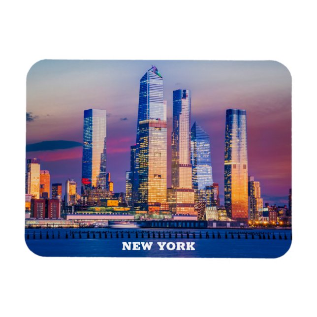 Flexible Manhattan New York Magnet (Horizontal)