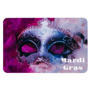 Flexible Mardi Gras Magnet
