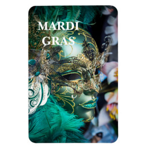 Flexible Mardi Gras Magnet