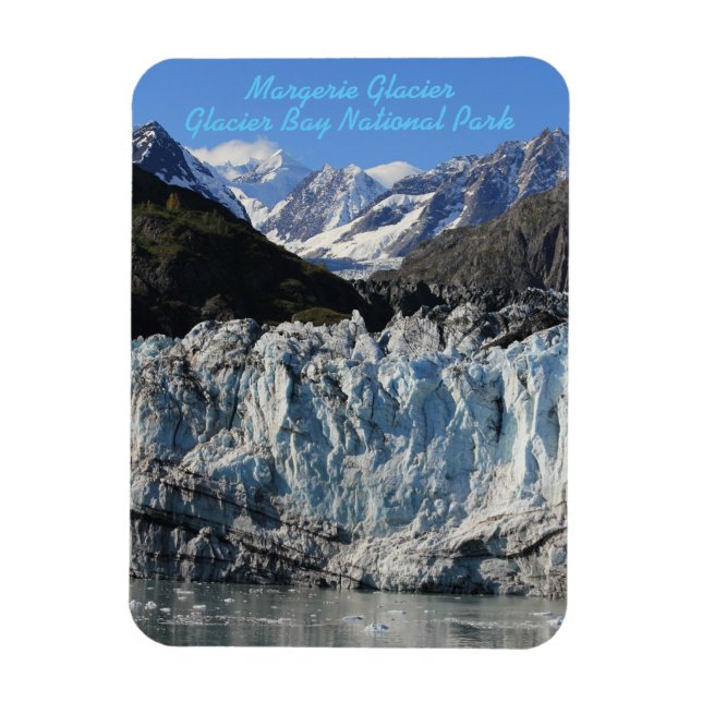 Flexible Margerie Glacier, Glacier Bay National Park Magnet (Vertical)