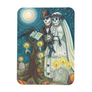 Flexible Mariage SKELETON DANS LE Rectangle DE MAGNET DU CE