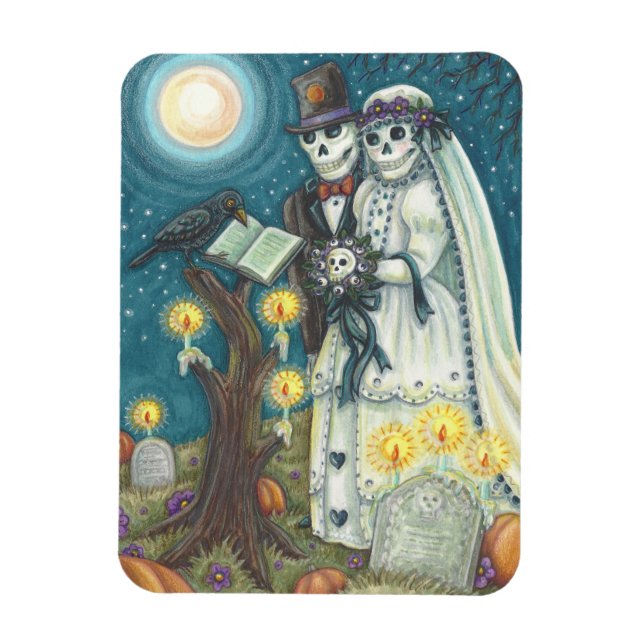 Flexible Mariage SKELETON DANS LE Rectangle DE MAGNET DU CE (Vertical)