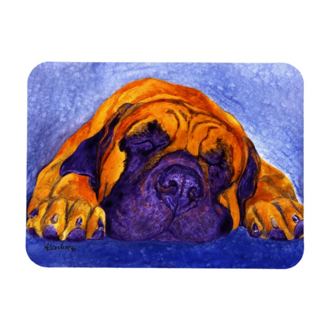 Flexible Mastiff Magnet - "Brutus" (Horizontal)