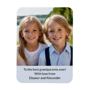Flexible Meilleur Grand-Parents Jamais Grand-Enfants Magnet