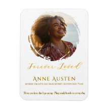 Memorial Magnet – Personalized Tribute Keepsake