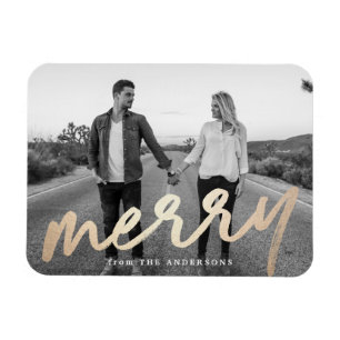 Flexible Merry Luxe Magnet de photo de vacances