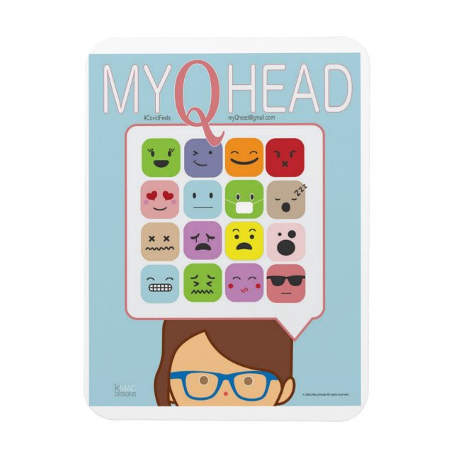 Flexible MonQHead Magnet (Vertical)