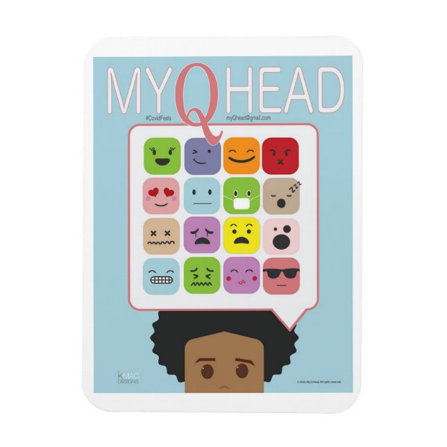 Flexible MonQHead Magnet (Vertical)