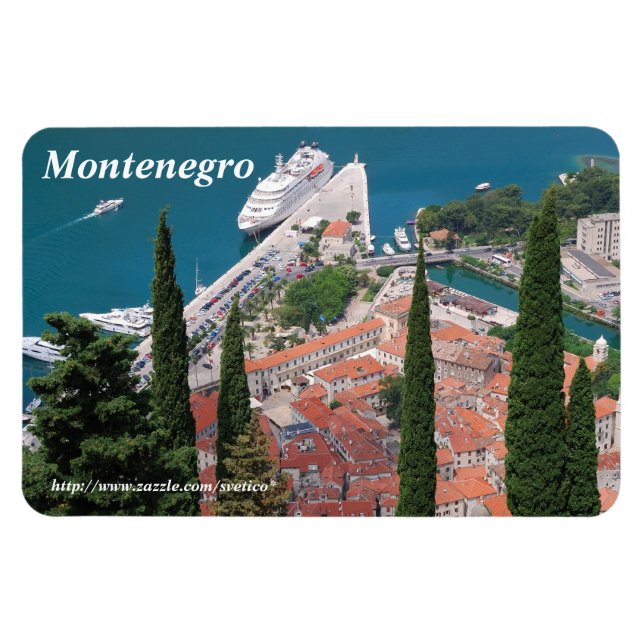 Flexible Monténégro Premium Magnet (Horizontal)