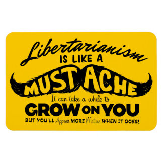 Flexible Moustache libertaire Premium Flexi Magnet