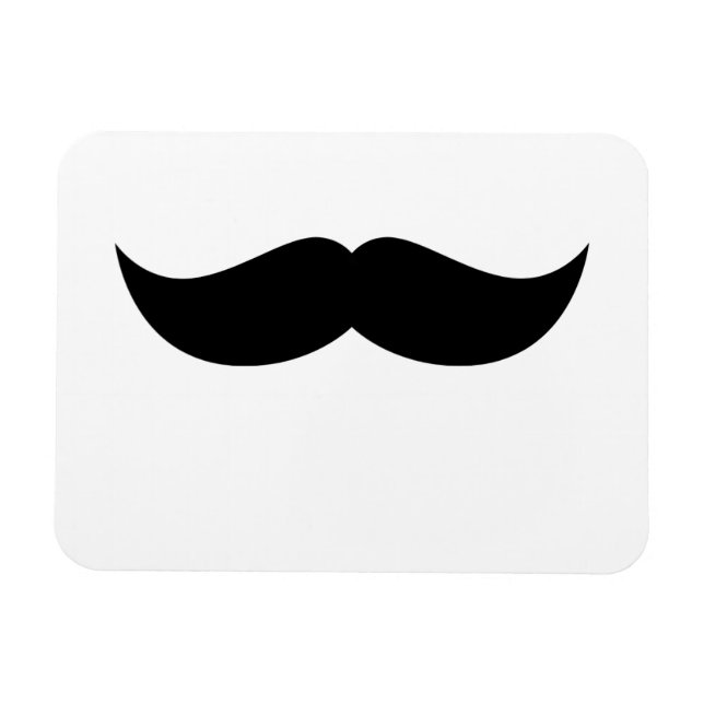 Flexible Mustache Premium Magnet (Horizontal)