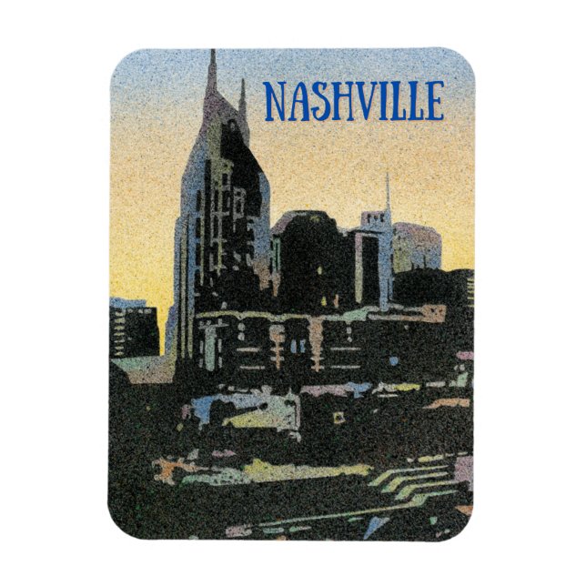 Flexible Nashville Magnet (Vertical)