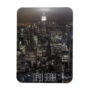 Flexible New York Magnet NY City Lights NY Skyline Souvenir