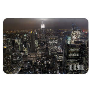 Flexible New York Magnet NY City Lights NY Skyline Souvenir