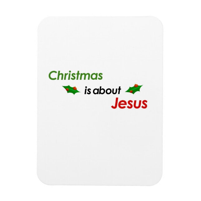 FLEXIBLE NOËL PARLE DE JÉSUS MAGNET ! (Vertical)