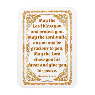 Flexible Numéros 6:24-26 Magnet