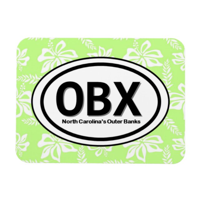 Flexible OBX Banques extérieures NC Magnet vert (Horizontal)