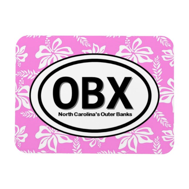 Flexible OBX Banques externes NC Magnet rose (Horizontal)