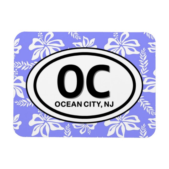Flexible OC Ocean City Magnet NJ (Horizontal)
